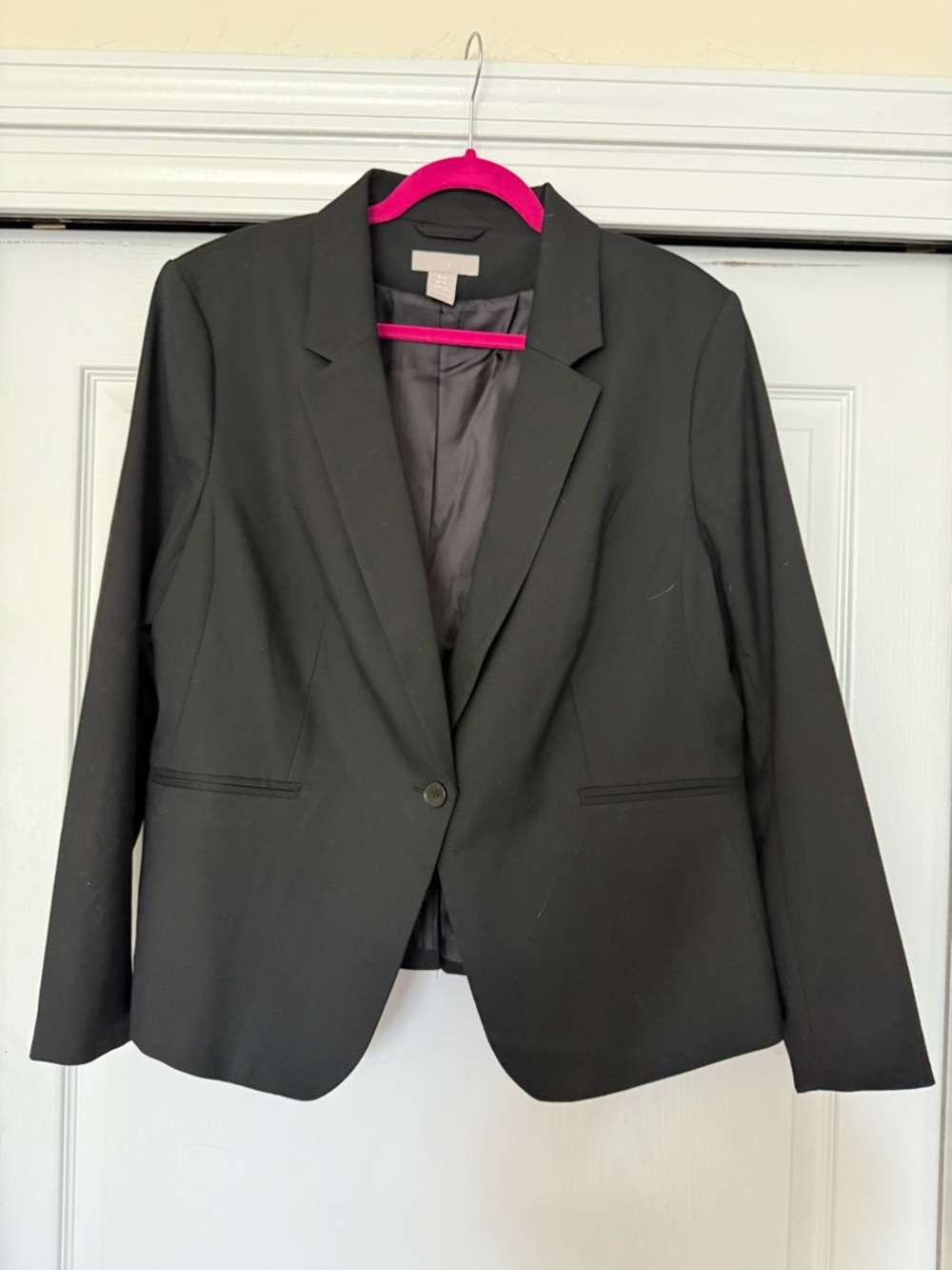 H&M Black Single-Button Women's Blazer